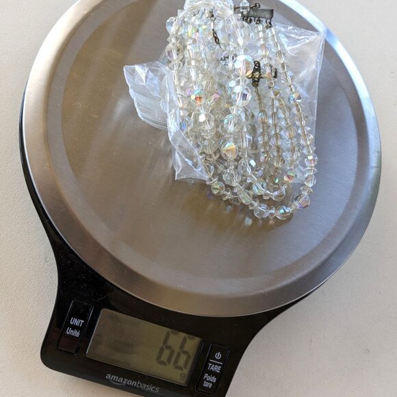 Two 1960s Vintage Crystal Necklaces 17"-19" - Picture 16 of 16